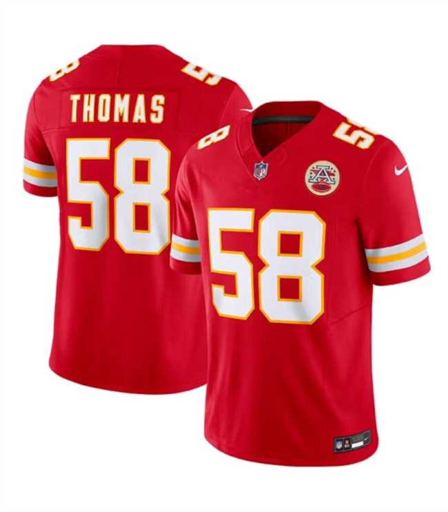 Men & Women & Youth Kansas City Chiefs #58 Derrick Thomas Red 2024 F.U.S.E Vapor Untouchable Limited Stitched Football Jersey,We sell and wholesale Men & Women & Youth Kansas City Chiefs #58 Derrick Thomas Red 2024 F.U.S.E Vapor Untouchable Limited Stitched Football Jersey on line form chian!
